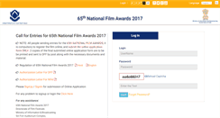 Desktop Screenshot of nationalfilmawards.com